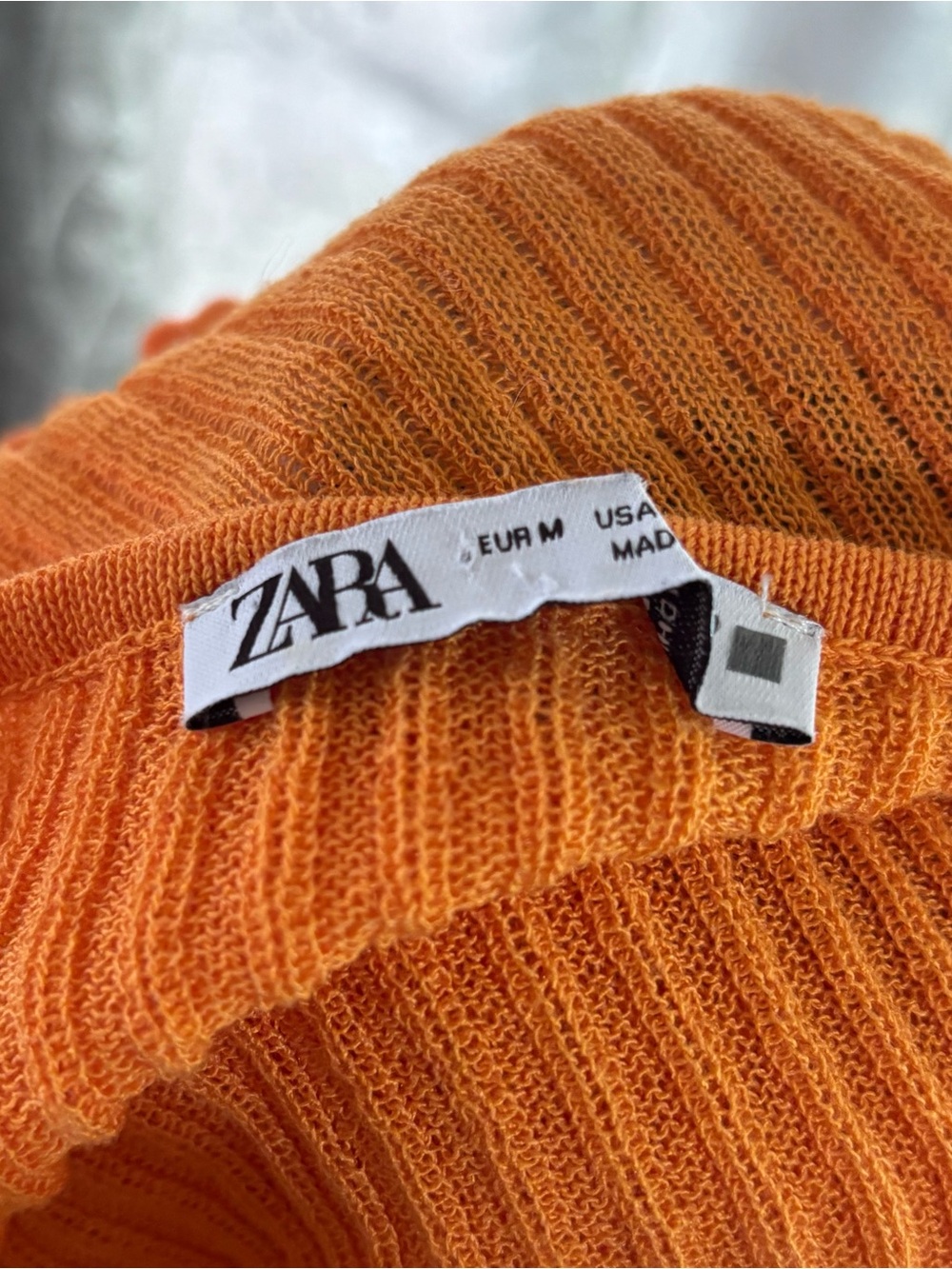 Zara crop top sheer size medium - Picture 3 of 3